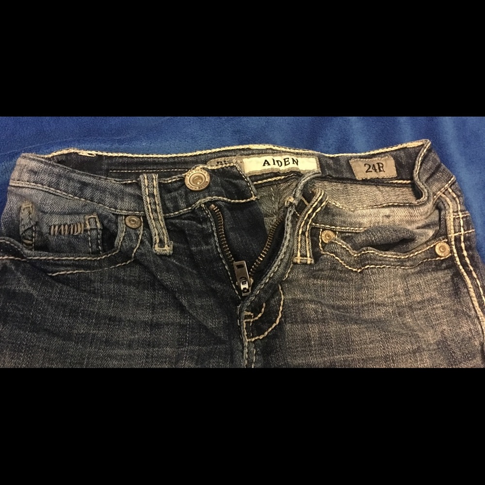BKE men's / boys bootcut jeans 24R or 9/10 boys.
