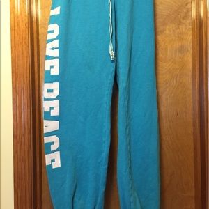 Blue VS pink line sweats