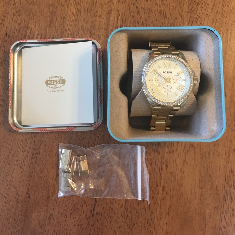 Fossil Cecile Gold Watch