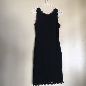 Lace black dress