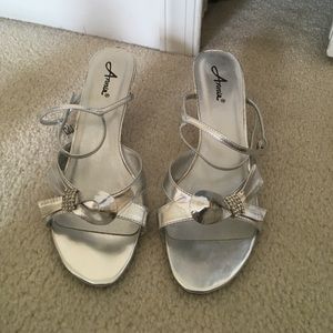 Silver Prom Shoes