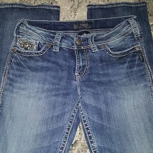 Silver Suki Flap 17 jeans