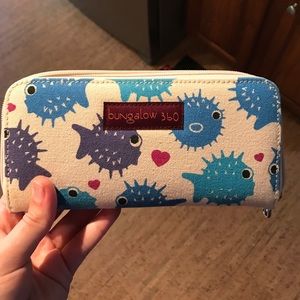 Bungalow 360 Puffer Fish Wallet LIKE NEW