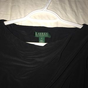 Lauren by Ralph Lauren black dress