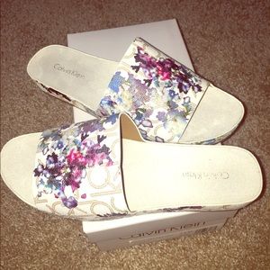 Calvin Klein slides