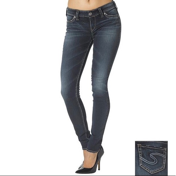 NWT Silver Jean Suki Super Skinny Legging 24 25 27 - Picture 1 of 5