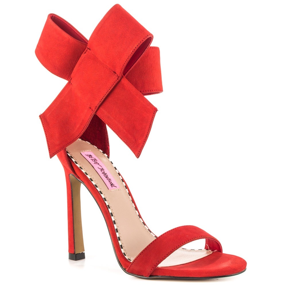 Betsy Johnson Red Bow Heels *NIB