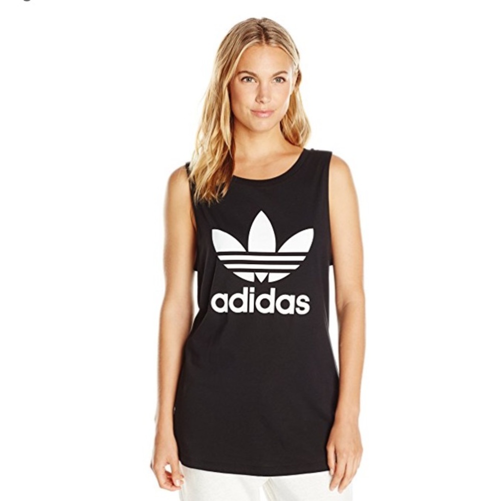adidas // classic logo tank - Picture 1 of 2