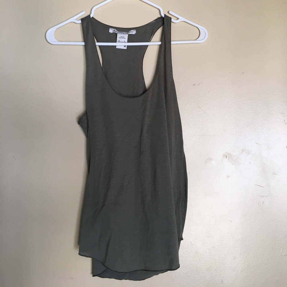 Army green tank top!