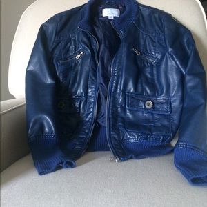 Xhilaration Blue Moto Jacket
