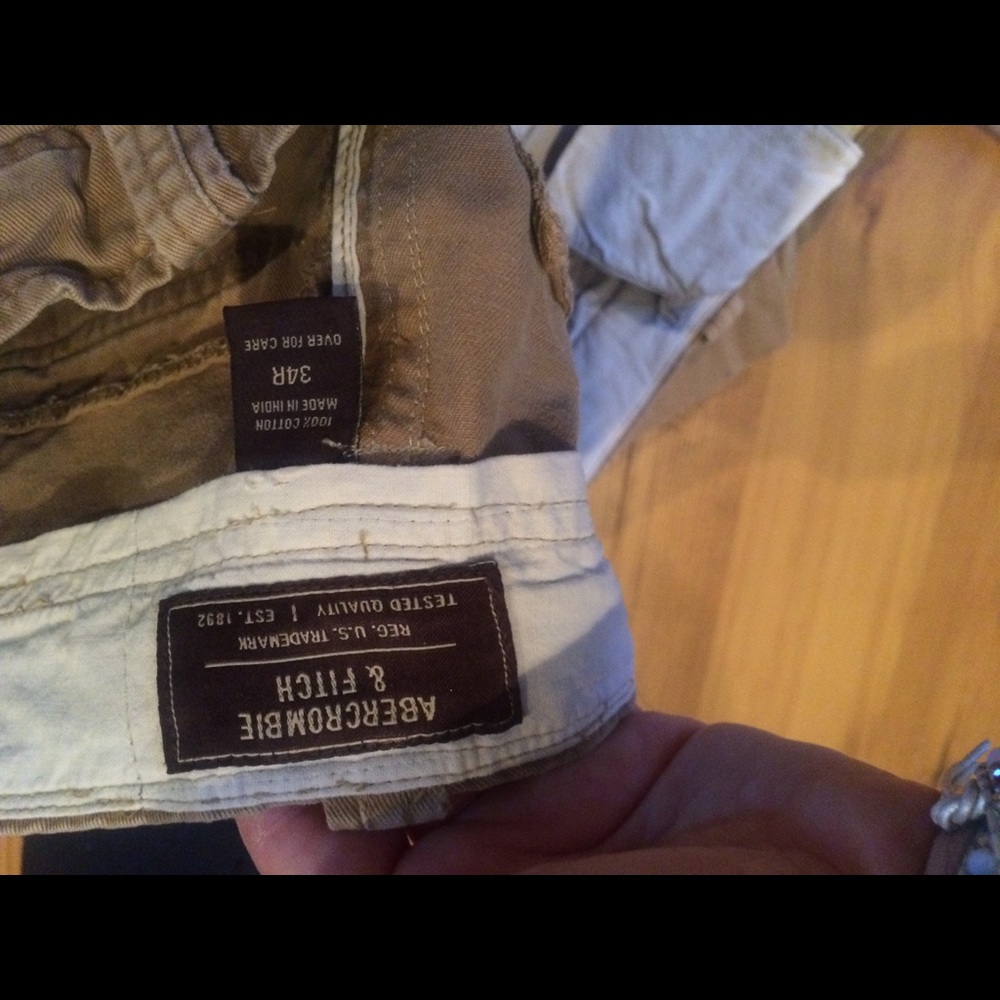 Abercrombie and Fitch Men's 34 R  Cargo Pants