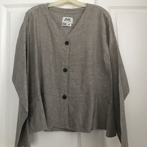 FLAX linen top