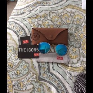 Polarized Ray Ban Circle Frame Sunglasses