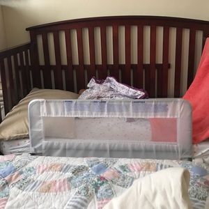 Brown crib