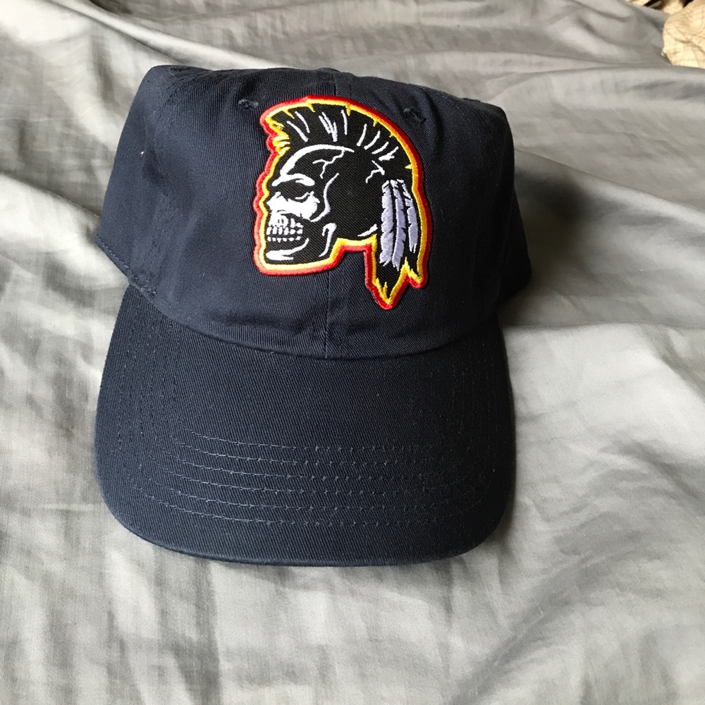 Navy blue chief dad hat