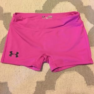 Under Armour Heat Gear Fitted Spandex Shorts
