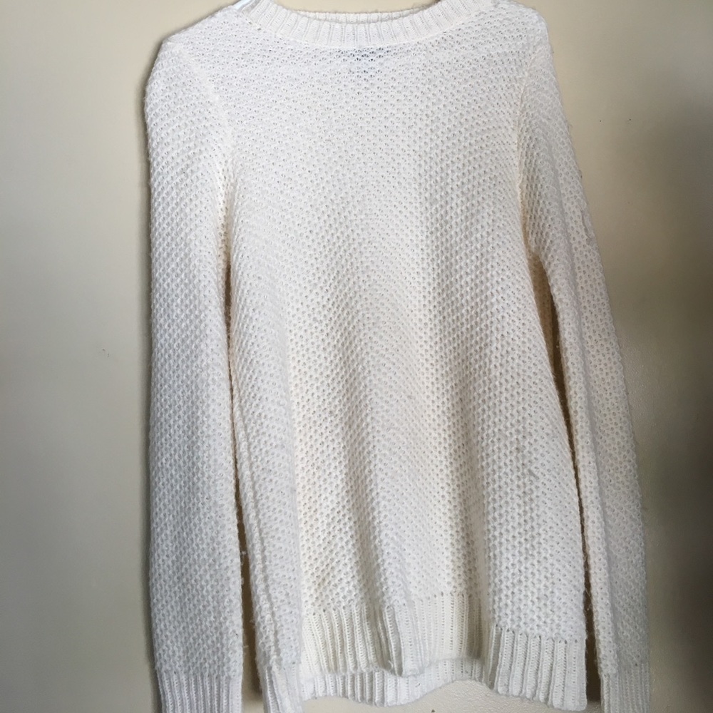 White forever 21 sweater!