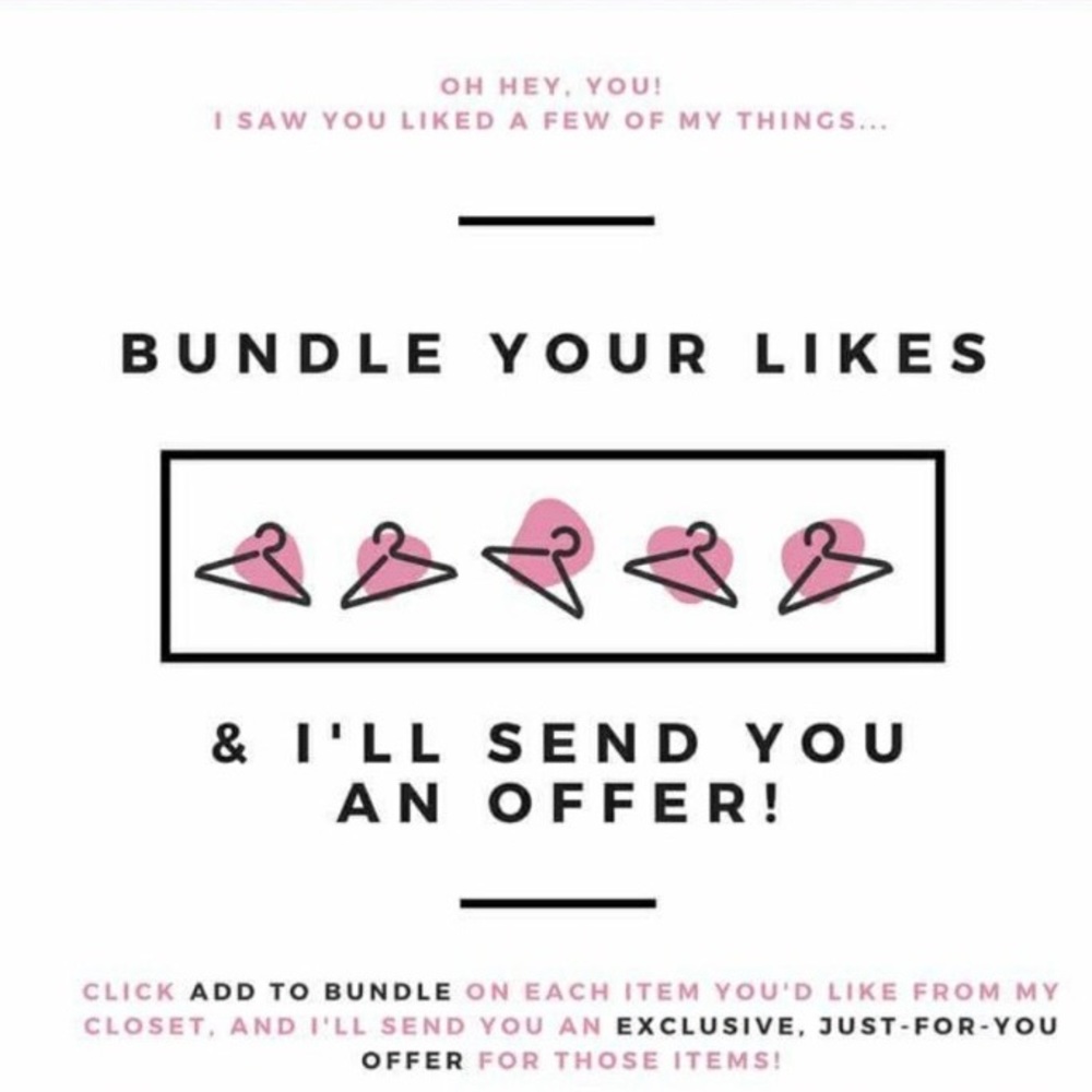 Bundle items from my closet for discounts