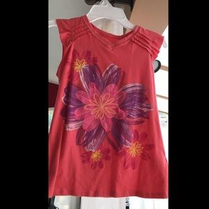 Coral Flower Shirt