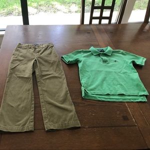 Boys shirt and pants