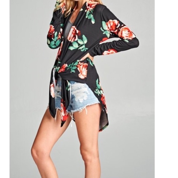 LAST SMALL ❣️Floral Print Cardigan - Picture 2 of 4