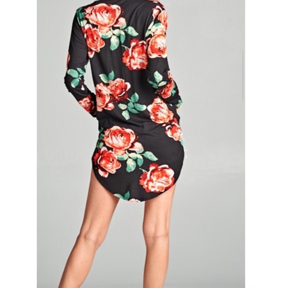 LAST SMALL ❣️Floral Print Cardigan - Picture 3 of 4