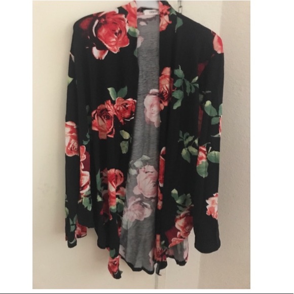 LAST SMALL ❣️Floral Print Cardigan - Picture 4 of 4