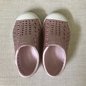 Pink glitter Natives