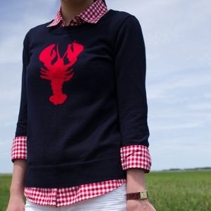 J. Crew lobster sweater