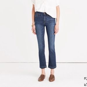 Cali Demi-Boot Jeans in Mitchell Wash: Drop-Hem