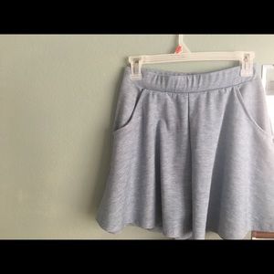 Light Wash Skater Skirt From Cotton On