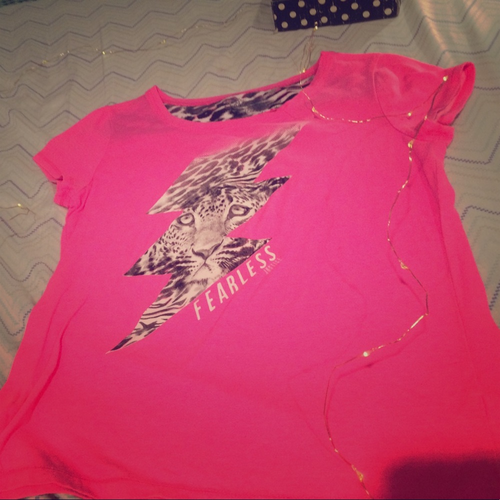 This bright pink active shirt.