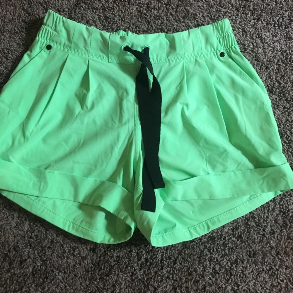 Lululemon lime green casual shorts