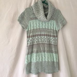 Cowl-necked sweater