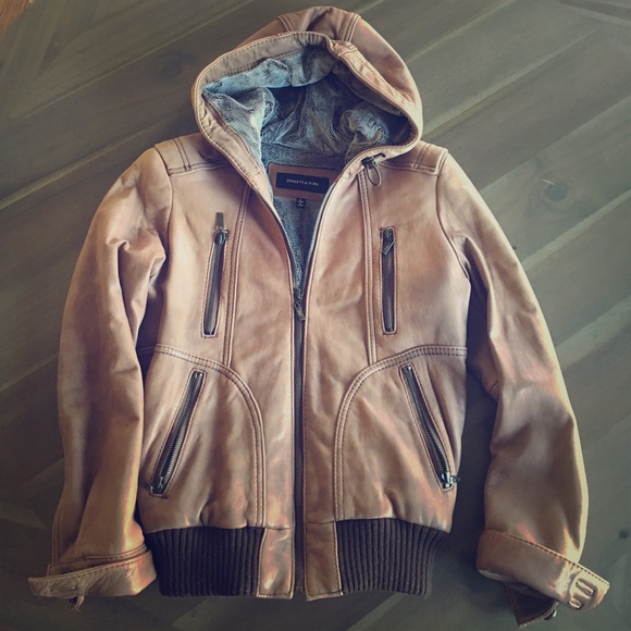 Jones New York Jackets & Blazers - Nordstrom genuine leather bomber coat