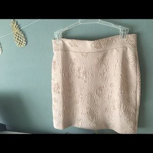 Beige/ Creme Pencil Skirt