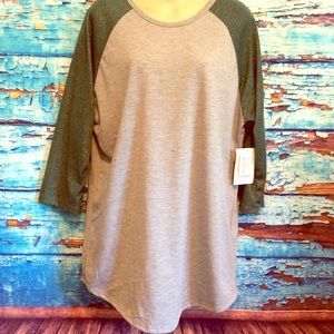 NWT LuLaRoe Elegant Collection Randy T  Metallic