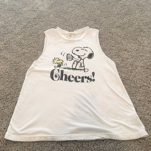 Daydreamer LA x Peanuts Cheers muscle tank