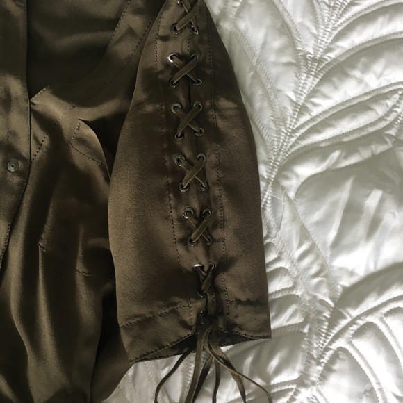 SOLD Chloé silk green dress - Picture 3 of 5