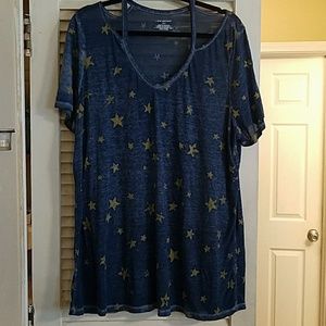 Americana cutout tee