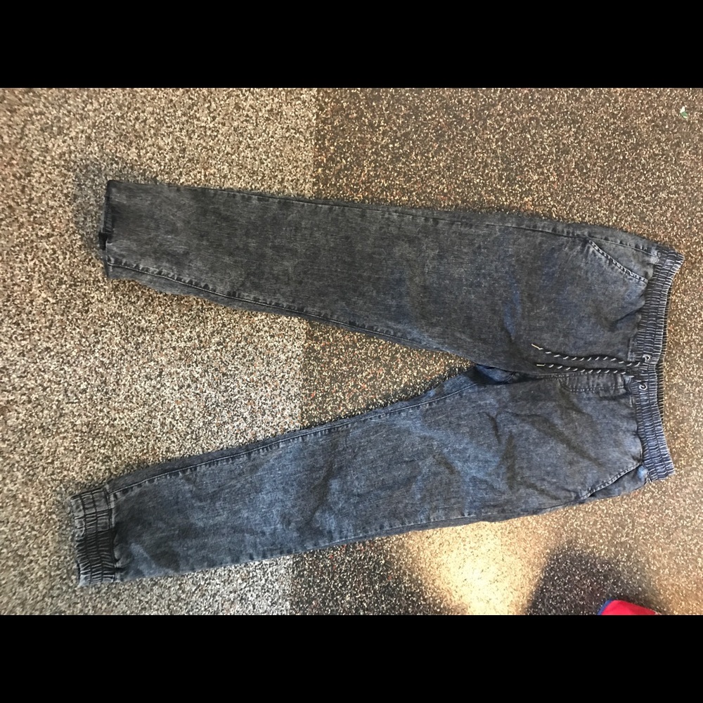 Mens Acid-Wash joggers
