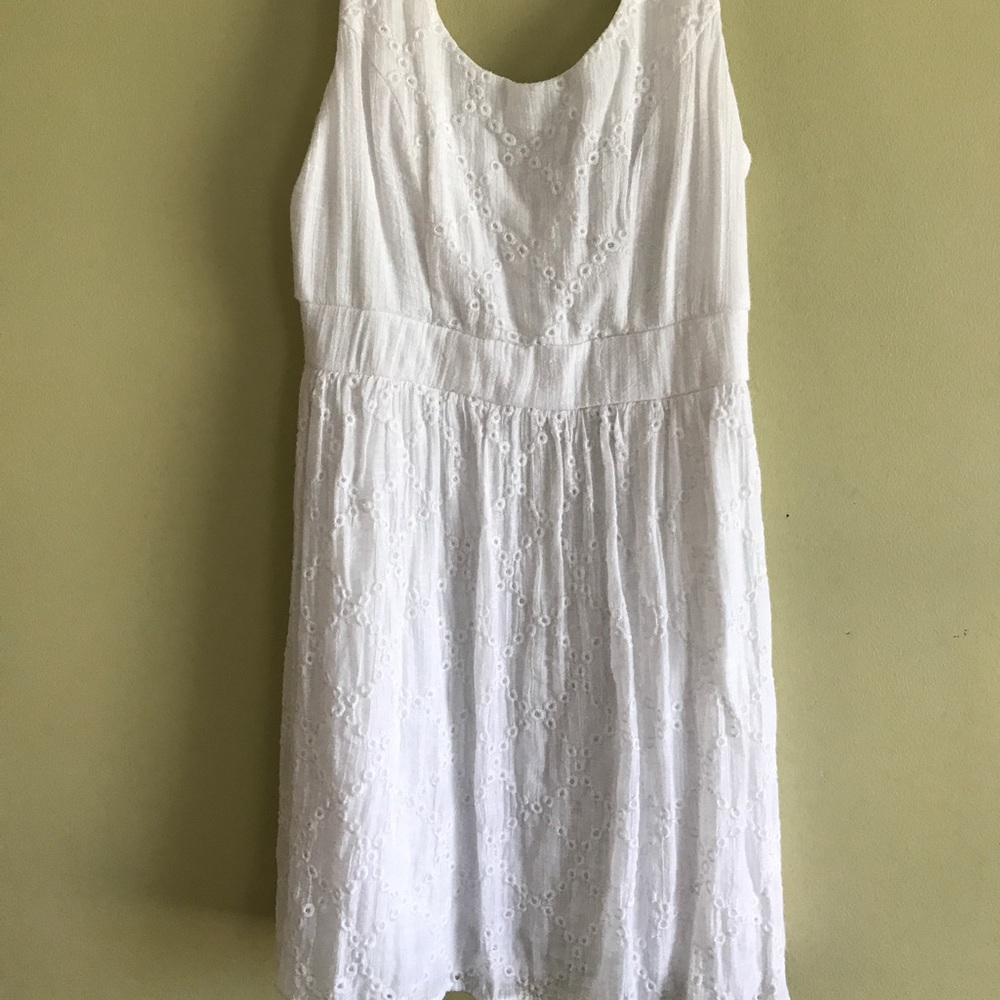 All white dress