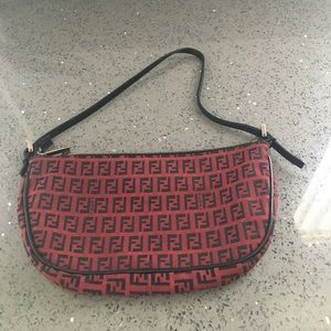 Fendi authentic small red  bag