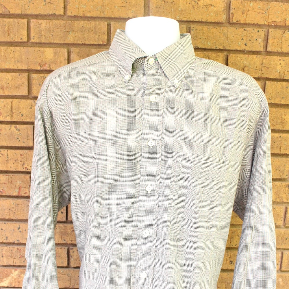 Tommy Hilfiger Gray Button Down Shirt Size 16 1/2