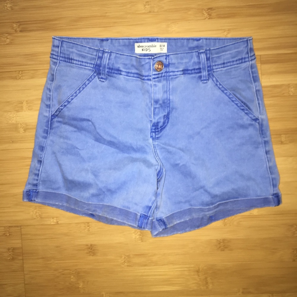 Blue jean shorts