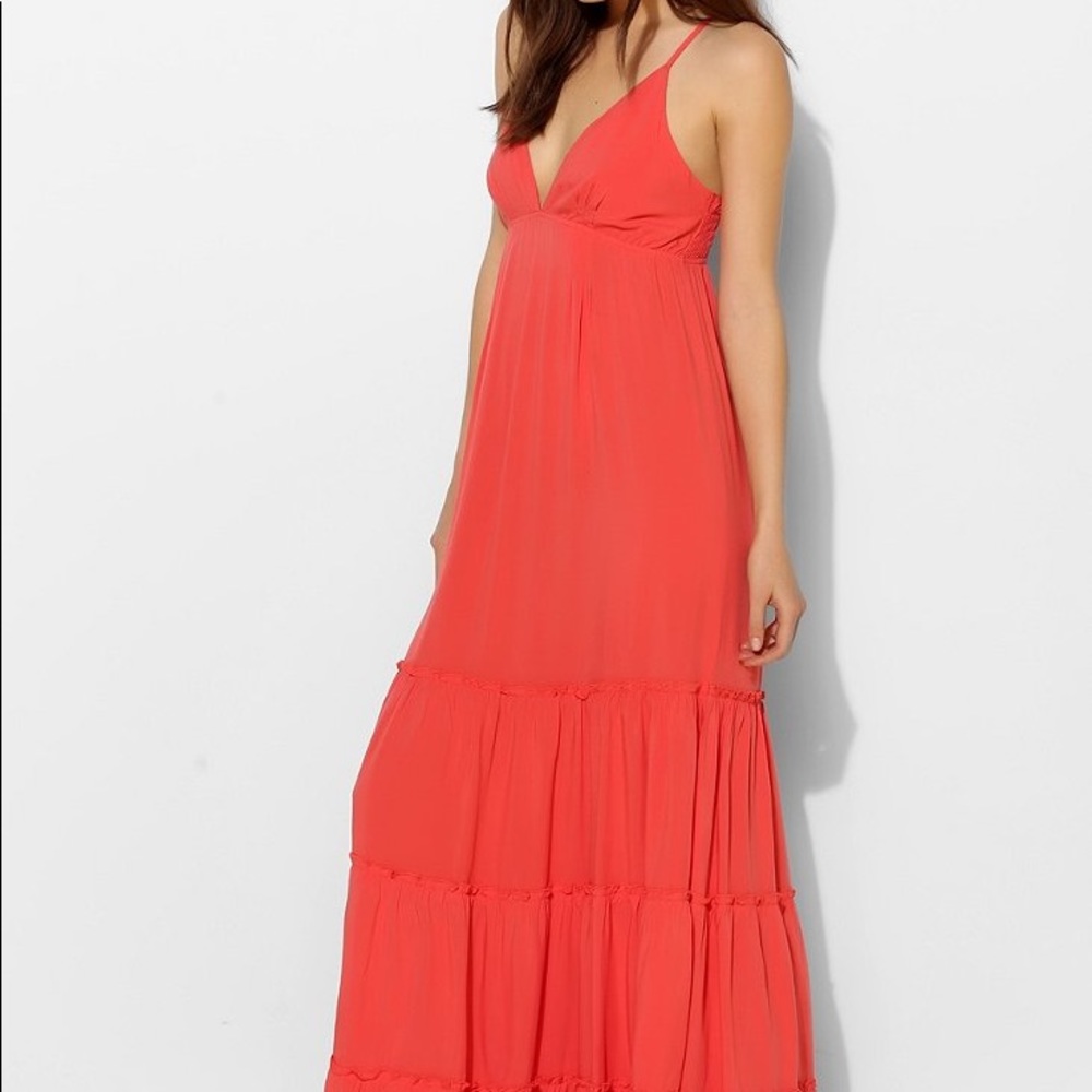 PINS and NEEDLES  Triangle-Top Tiered Maxi Dress