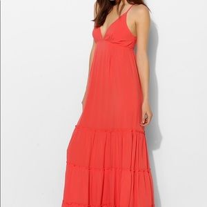 PINS and NEEDLES Triangle-Top Tiered Maxi Dress