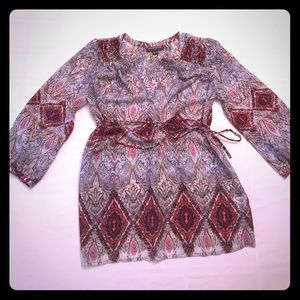 A PEA IN THE POD Maternity S/P/CH Blouse sheer