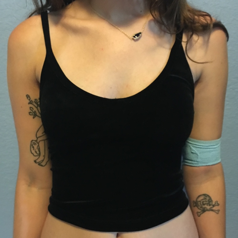 Brandy Melville Velvet Tank Top