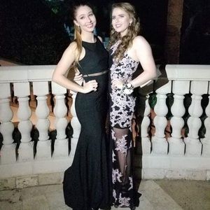 Black formal dress